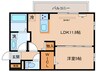 BRANSIA鷹飼町北 1LDKの間取り