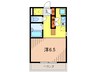 ペアコ－ト仁川 1Rの間取り