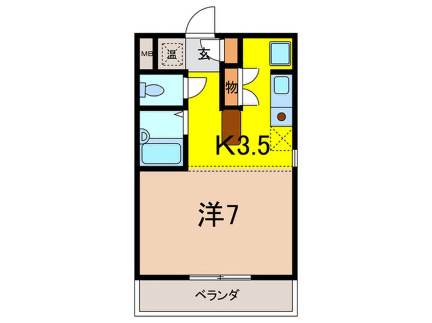 間取図 ペアコ－ト仁川