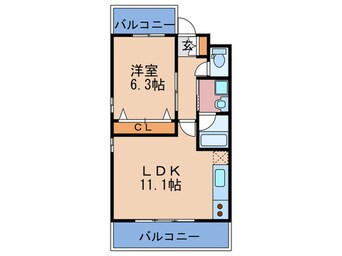 間取図 ＡＲＲＯＷ　ＦＩＥＬＤＳ壱番館