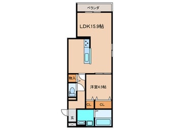 間取図 上甲子園廣和レジデンス　