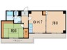 ハイツタケシ 2DKの間取り