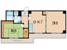 ハイツタケシ 2DKの間取り