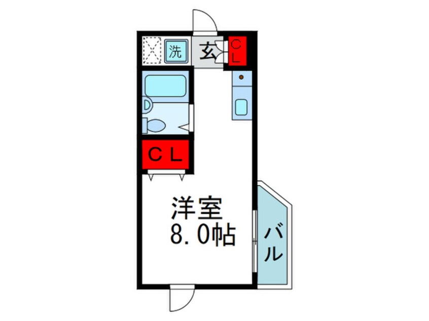 間取図 エステ－トピア緑地