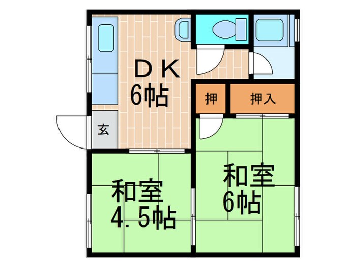 間取り図 春日ハイツＡ