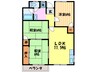 ラフレシア山崎 3LDKの間取り