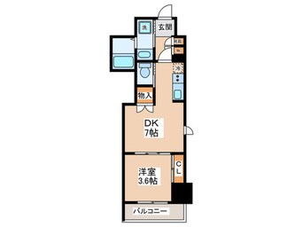 間取図 クローバー・ビュー北花田
