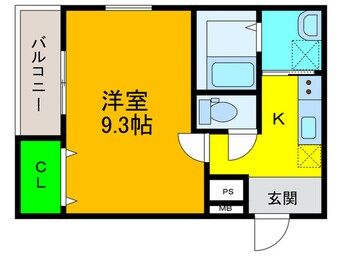 間取図 フジパレス鳳中町Ⅴ番館