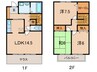パ－クハイム壱番館Ｅ棟 3LDKの間取り
