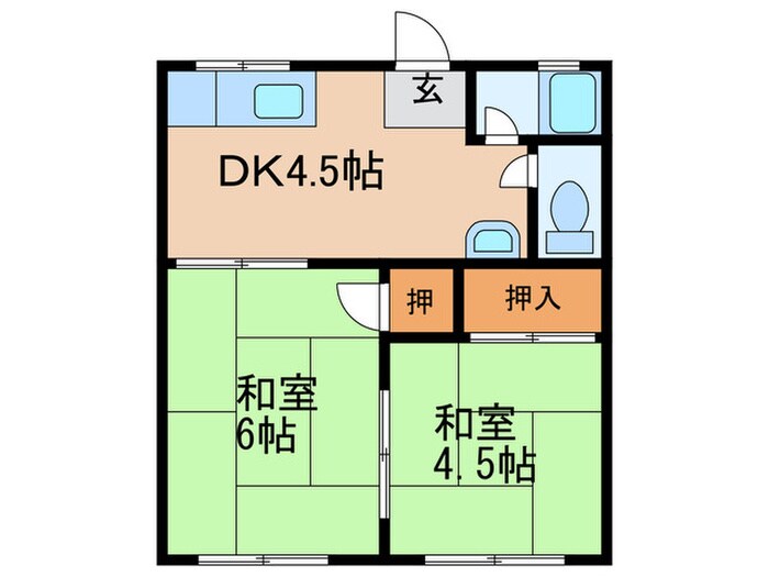 間取り図 春日ハイツＢ