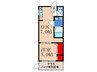 ファンシー森吉 1DKの間取り