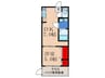 ファンシー森吉 1DKの間取り