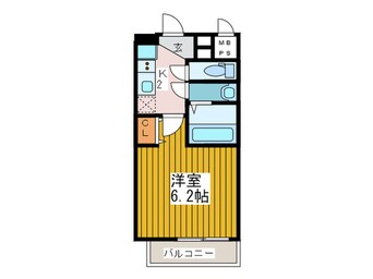 間取図 Ｗ－ＳＴＹＬＥ大阪城南（504）