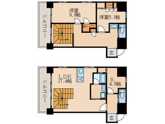 間取図 SOHO烏丸