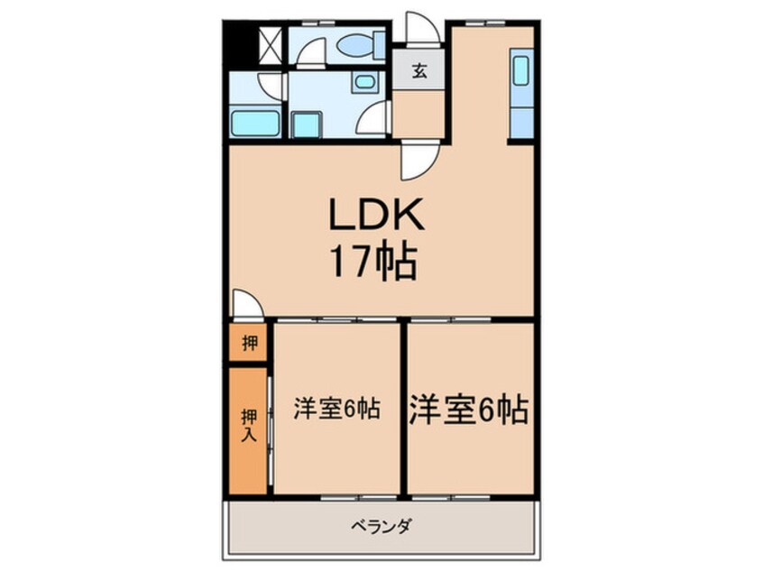 間取図 ハピネス４８