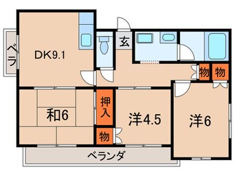 間取図 プラシド須磨