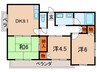 プラシド須磨 3DKの間取り
