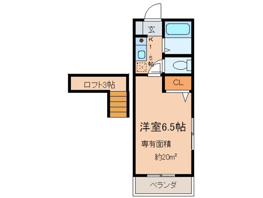 間取図 ソラ－レ中宮