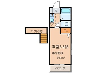 間取図 ソラ－レ中宮
