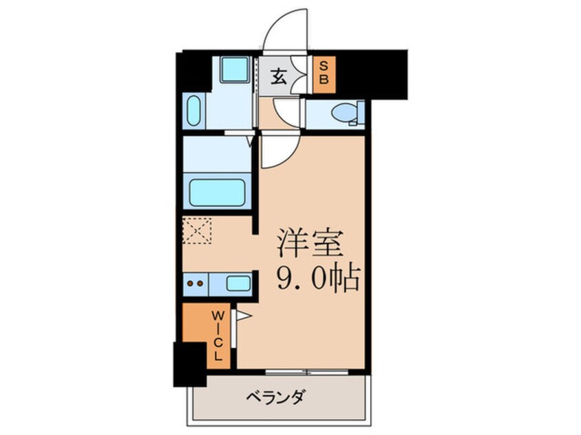 間取図 ラルーチェ北梅田