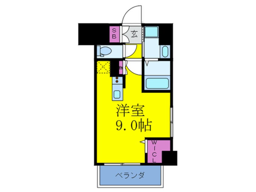 間取図 ラルーチェ北梅田