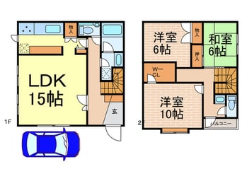 間取図 大井手町戸建