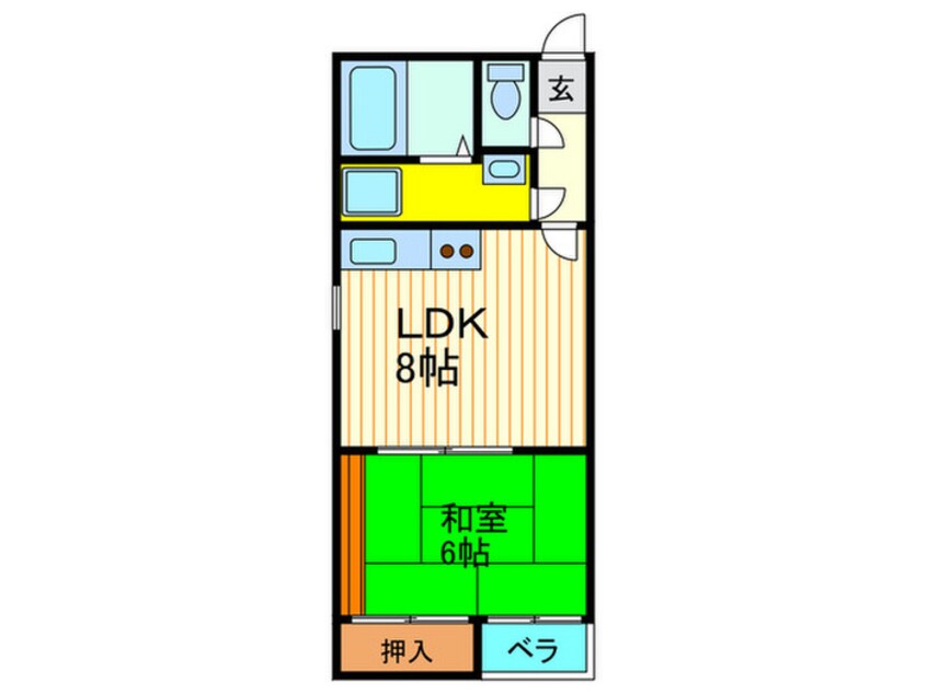 間取図 寺西マンション