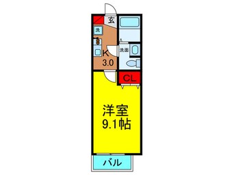 間取図 香里パ－シ－ハイツ