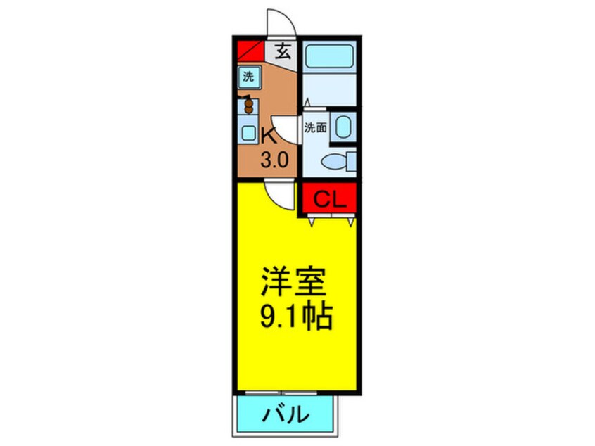 間取図 香里パ－シ－ハイツ