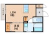 仮）川西市小花一丁目共同住宅 1LDKの間取り