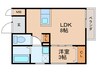 仮）川西市小花一丁目共同住宅 1LDKの間取り