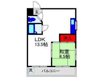 間取図 サンハイツ