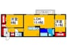 クレマチス 2LDKの間取り