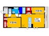 仮）クレマチス 2LDKの間取り