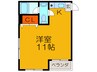 ヤサカパ－トⅡ 1Rの間取り