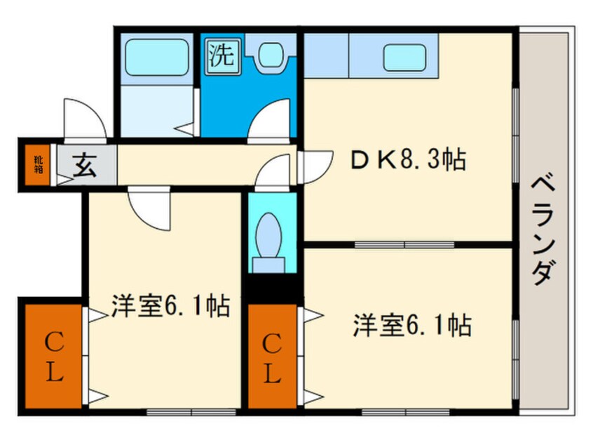 間取図 メゾン小西