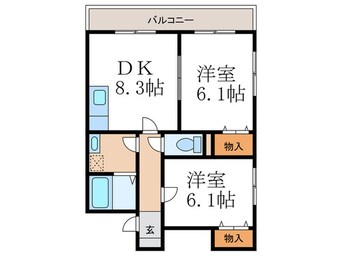 間取図 メゾン小西