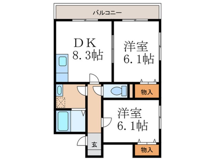 間取図 メゾン小西