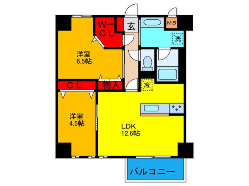 間取図 Ouest Riviere
