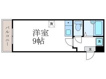 間取図 デトム・ワン四条大宮Ⅱ(301)