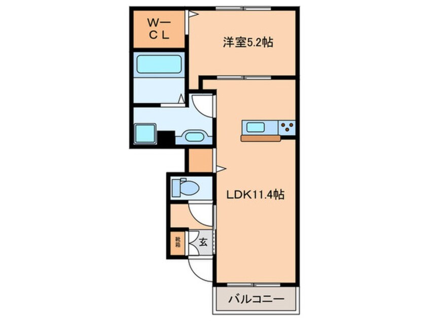 間取図 D-roomみのり