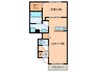 D-roomみのり 1LDKの間取り
