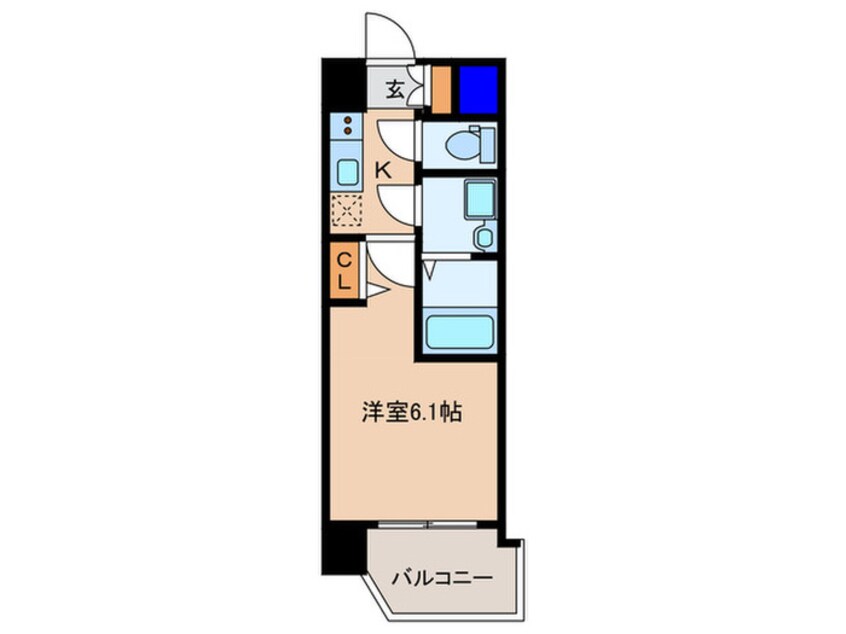 間取図 ｴｽﾘｰﾄﾞﾚｼﾞﾃﾞﾝｽ大阪桜ノ宮