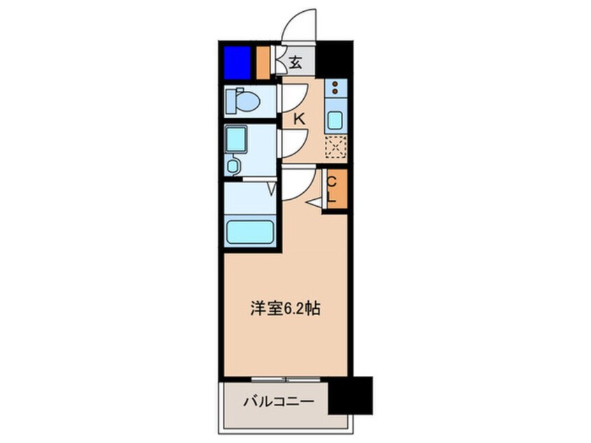 間取図 ｴｽﾘｰﾄﾞﾚｼﾞﾃﾞﾝｽ大阪桜ノ宮