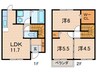 クレサン 3LDKの間取り