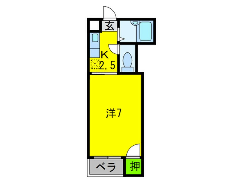 間取図 メイフェア岸里