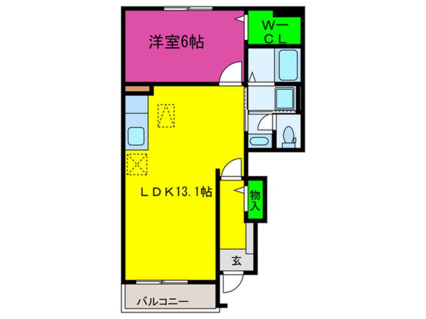 間取図 グラン　ジェルメ