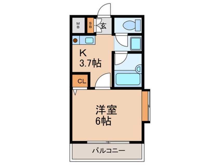 間取図 メゾンブランド－ル