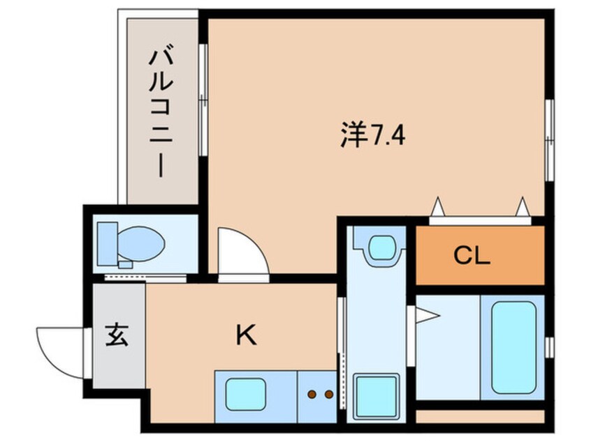 間取図 ワコーレヴィータ兵庫駅南通