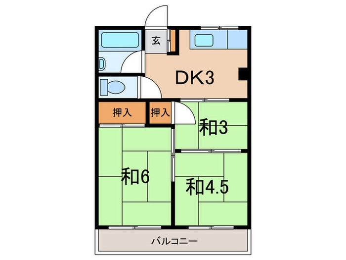 間取り図 武庫メインハイツ